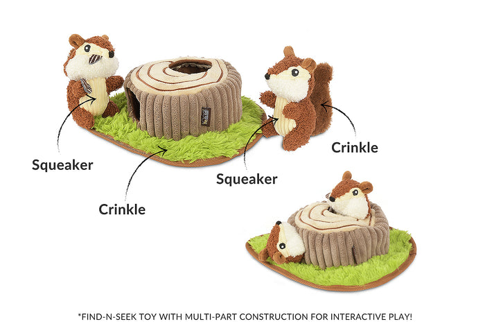 P.L.A.Y. Forest Friends Collection - Chippy & Cheeks Chipmunks Toy features shown