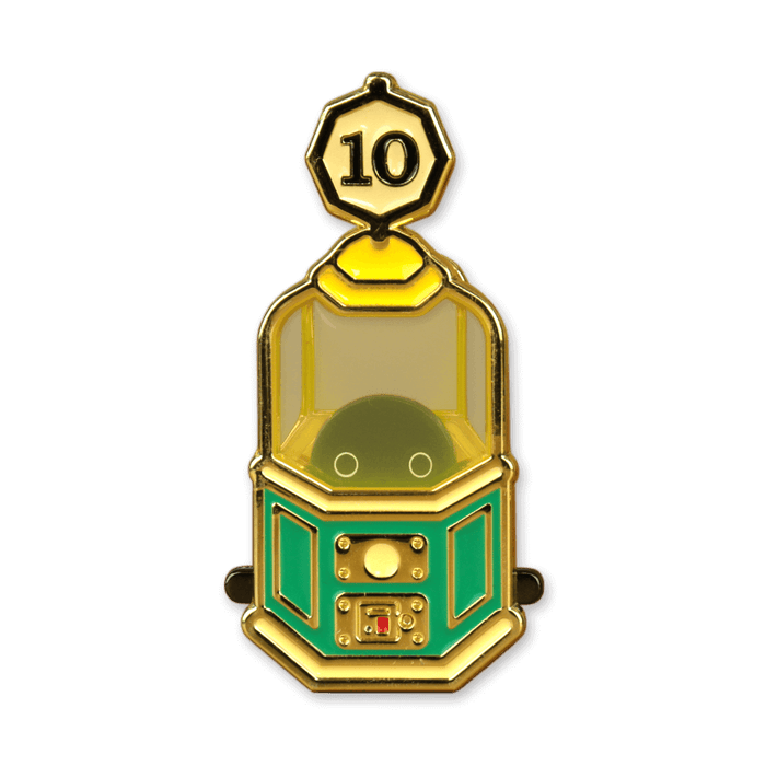 Fortune Teller Crow Sliding Pin