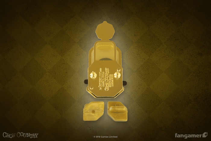 Fortune Teller Crow Sliding Pin