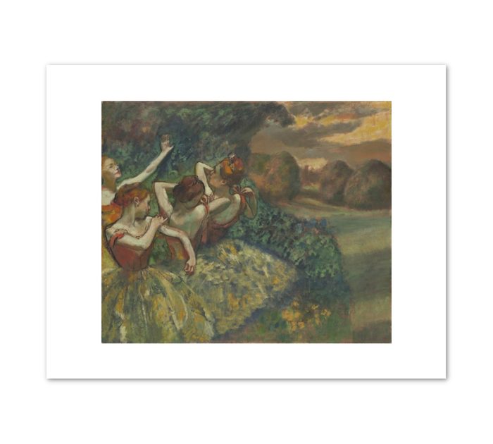Edgar Degas, Four Dancers, c. 1873, Fine Art Prints in various sizes by Museums.Co