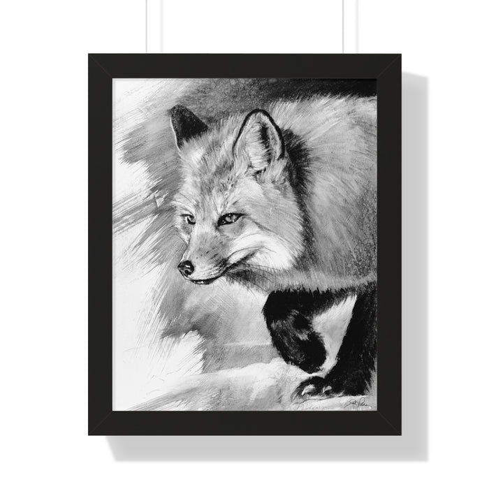 "Fox" Framed Paper Print