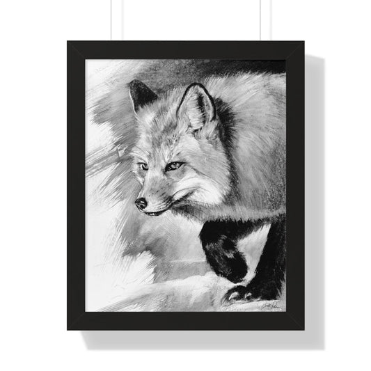 "Fox" Framed Paper Print