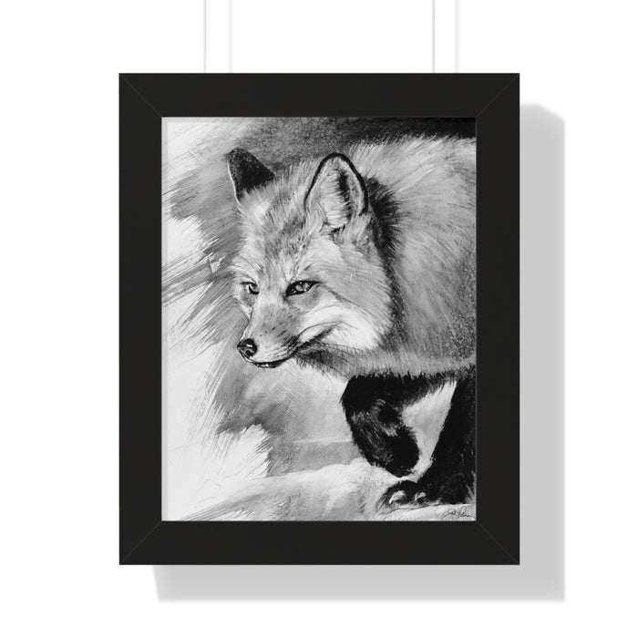 "Fox" Framed Paper Print