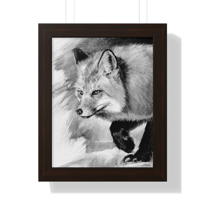 "Fox" Framed Paper Print