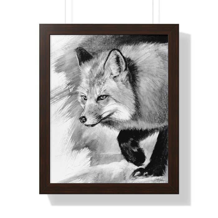 "Fox" Framed Paper Print