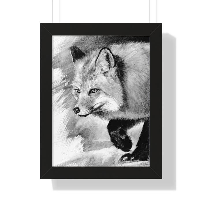"Fox" Framed Paper Print