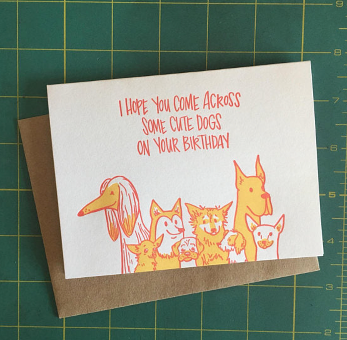 Frog & Toad Press - Cute Dogs Birthday Greeting Card