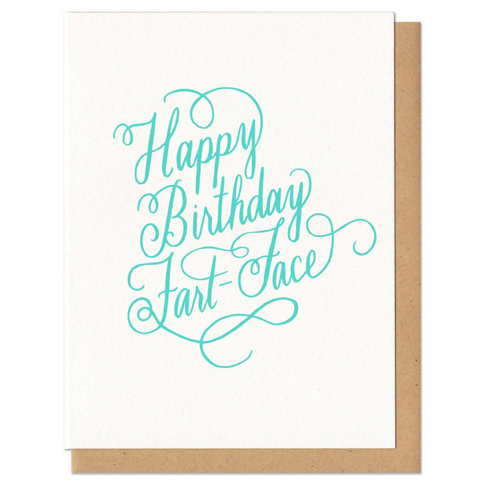 Frog & Toad Press - Happy Birthday Fart Face Greeting Card