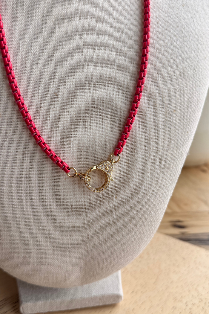 Fuchsia Link Necklace