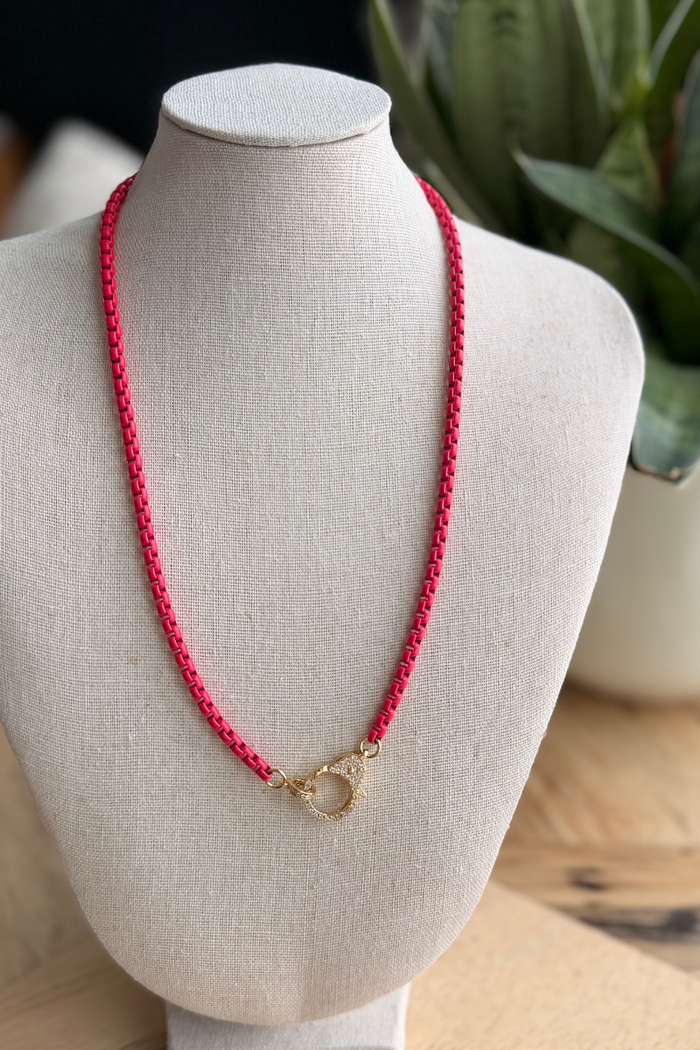 Fuchsia Link Necklace