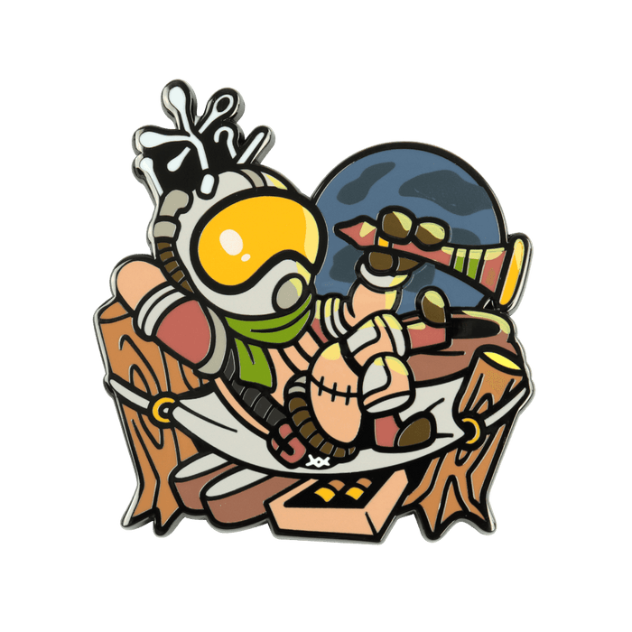 Gabbro's Island Enamel Pin