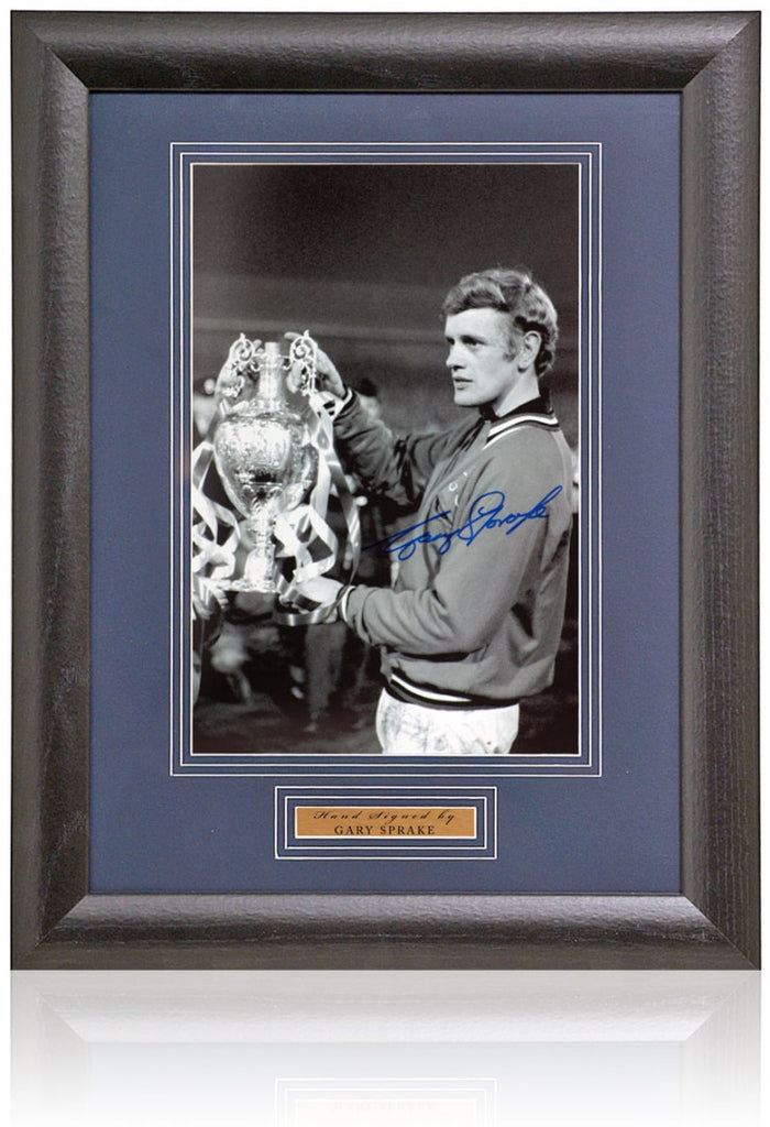 Gary Sprake Leeds United Legend Hand Signed Photograph 15x19in Framed