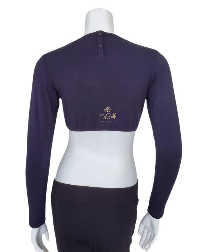 Gemsli Crop Long Sleeve Shell Myselflingerie.com