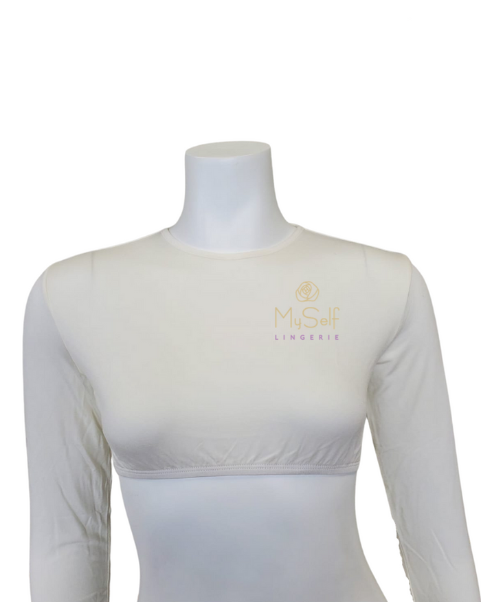 Gemsli  Crop Long Sleeve Shell Myselflingerie.com