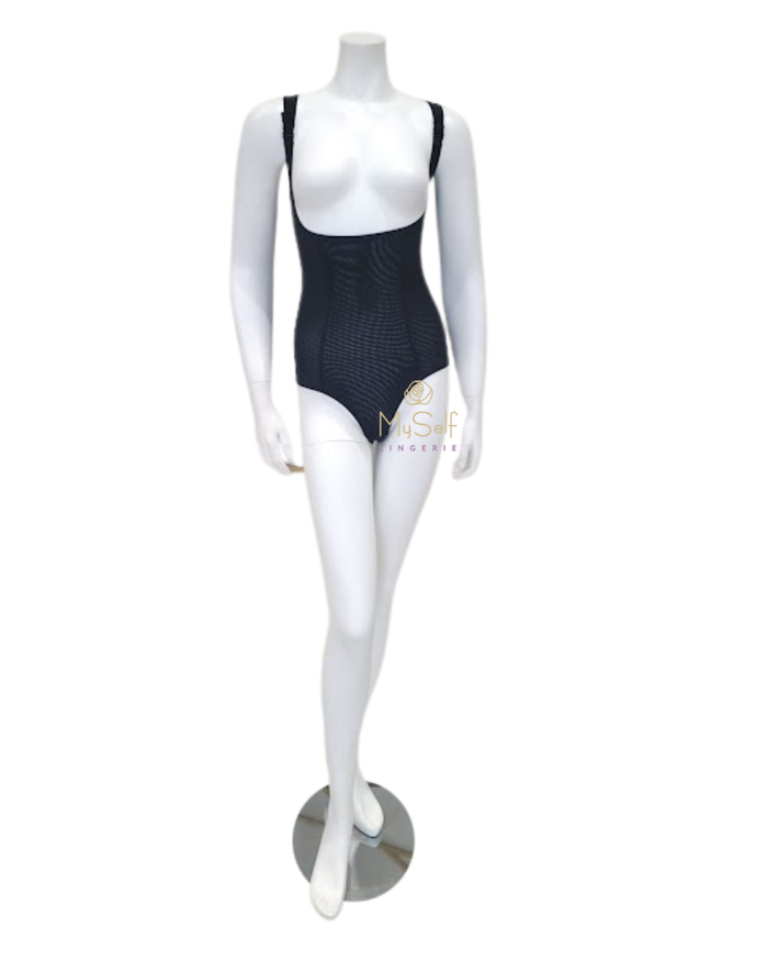 Gemsli Firm Control Open Bust Powermesh Bodysuit