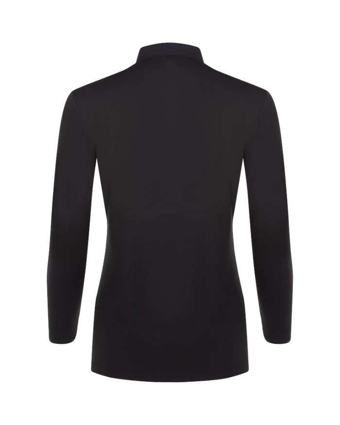 Gemsli Modal Long Sleeve Shell with Rounded Collar