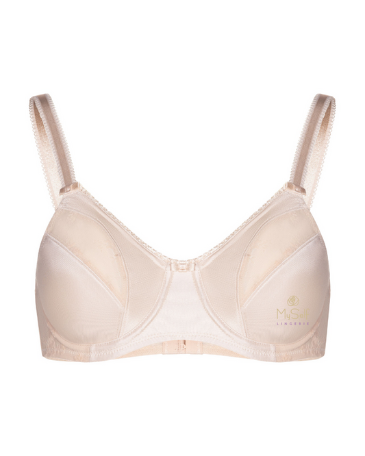 Gemsli BR100 Floral Imprint 3 Part Cup Underwire Bra myselflingerie.com
