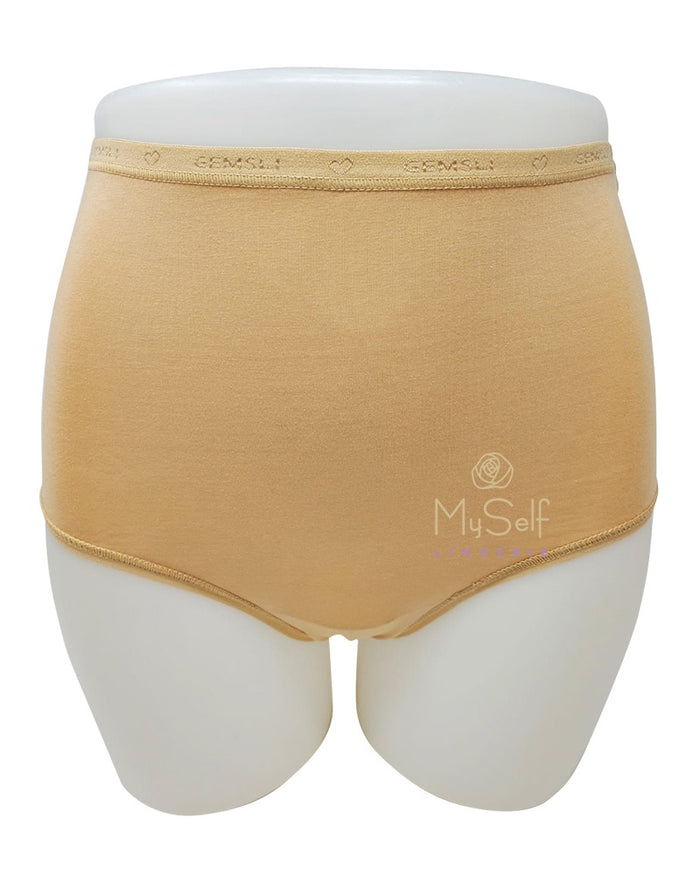 Gemsli 3323 Organic Cotton Nude Briefs 3 Pk myselflingerie.com