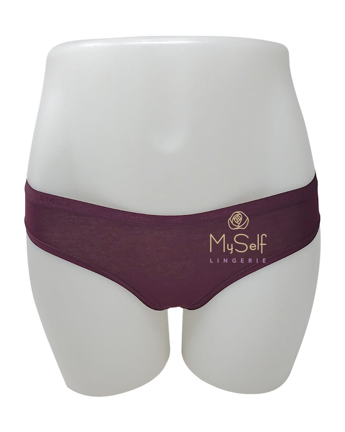 Gemsli Organic Cotton Plum Bikinis 3 Pk