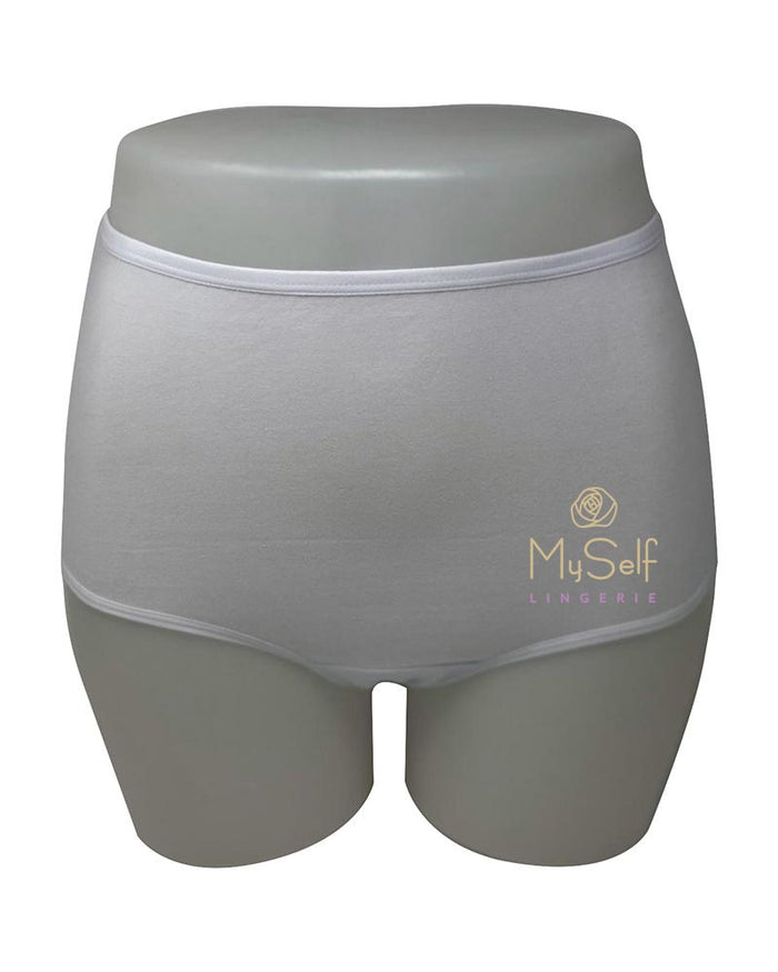 Gemsli 3305 White Cotton Briefs 3 Pk. myselflingerie.com