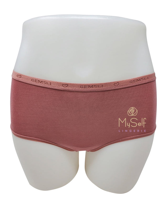 Gemsli 3324 Organic Cotton Blush Hipsters 3 Pk myselflingerie.com