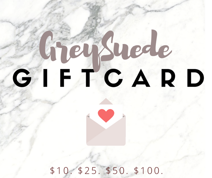 GIFT CARD - Grey Suede