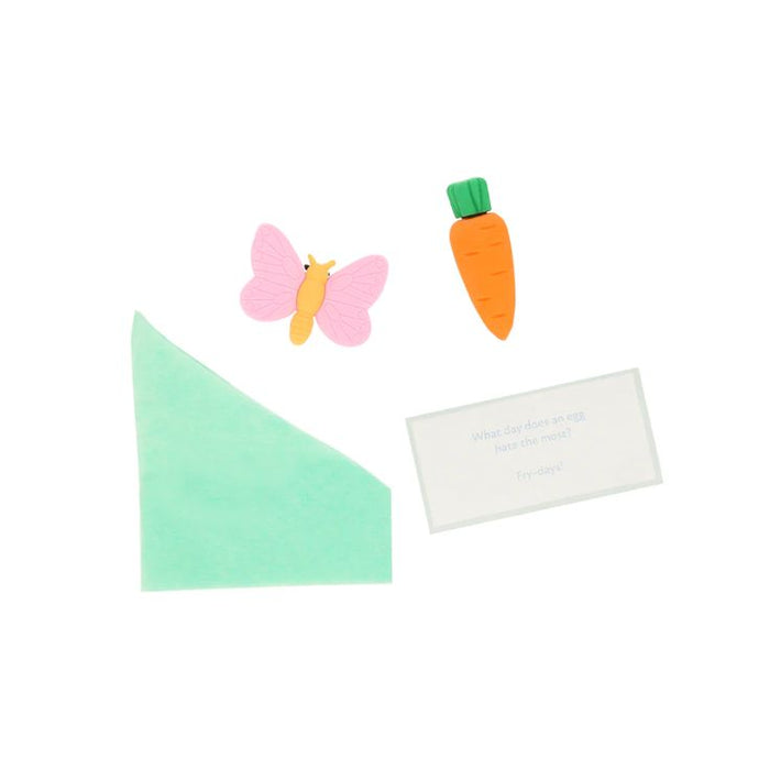 Hank & Sylvie's - Gingham Bow Bunny Crackers - Meri Meri