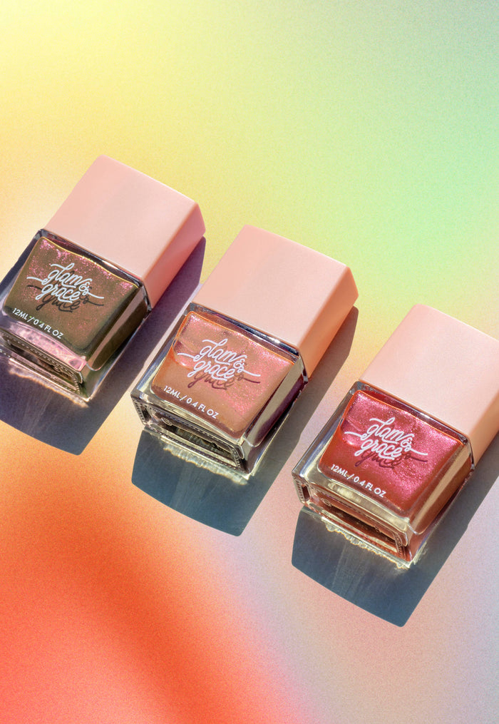 Glam & Grace - Non-Toxic Nail Polish - Pink Skies