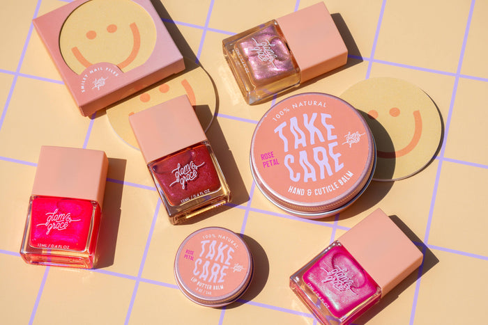 Glam & Grace - Non-Toxic Nail Polish - Pink Skies