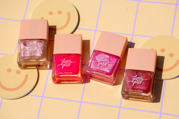 Glam & Grace - Non-Toxic Nail Polish - Pink Skies