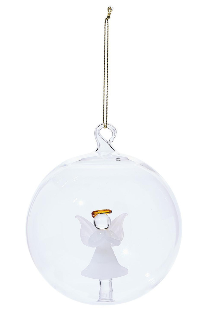 Glass Angel Ornament