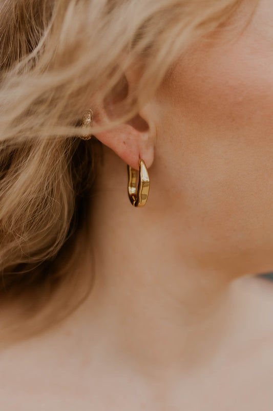 Golden Hour Huggie Earrings