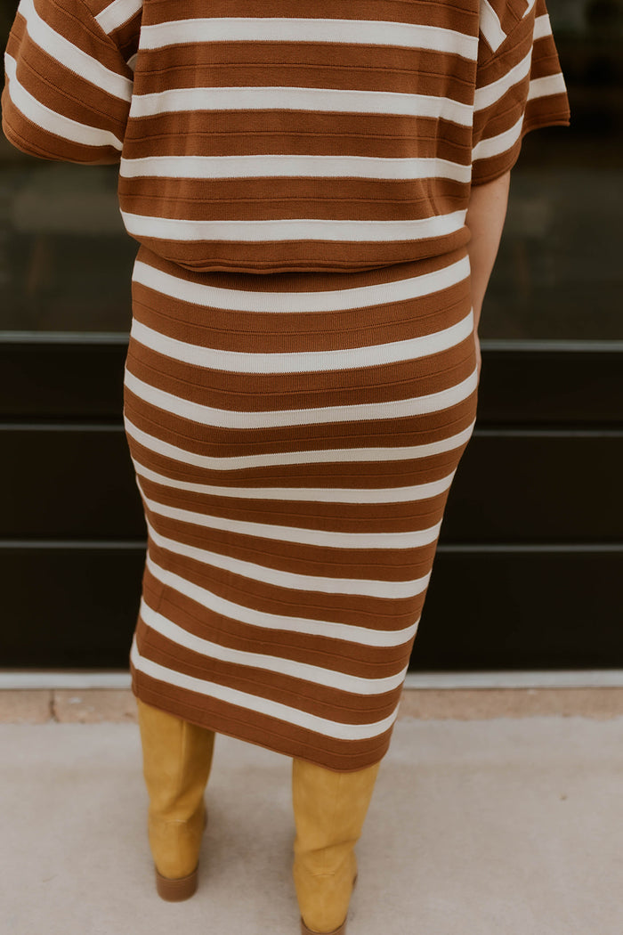Golden Hour Striped Skirt