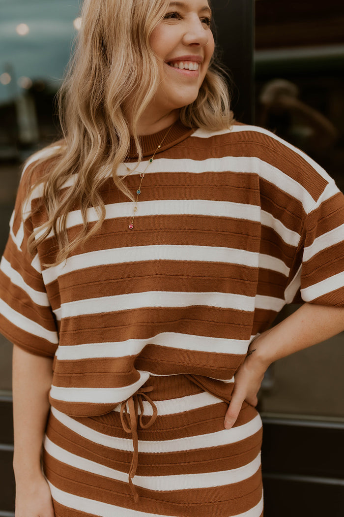 Golden Hour Striped Sweater