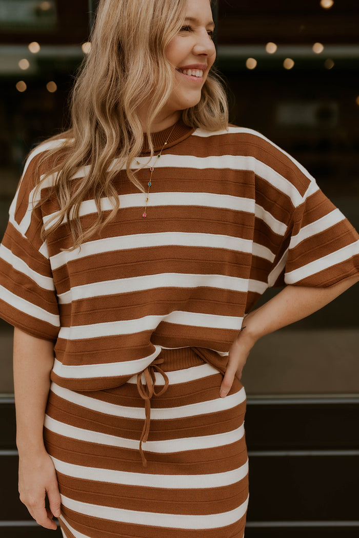 Golden Hour Striped Sweater