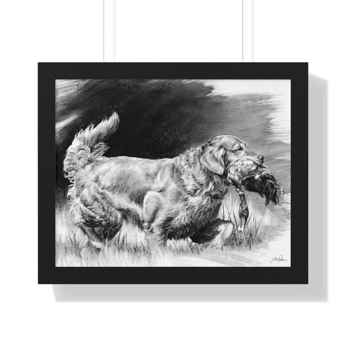 "Good Dog" Framed Paper Print
