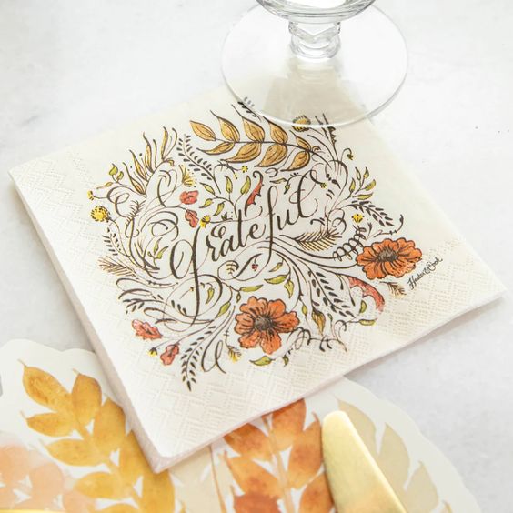 Grateful Cocktail Napkin - Hester & Cook