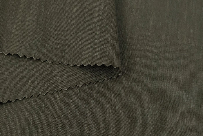 Green Linen Rayon PU Stretch Fabric - Medium Weight for Versatile Sewing Projects 7193 - The Linen Lab - Green