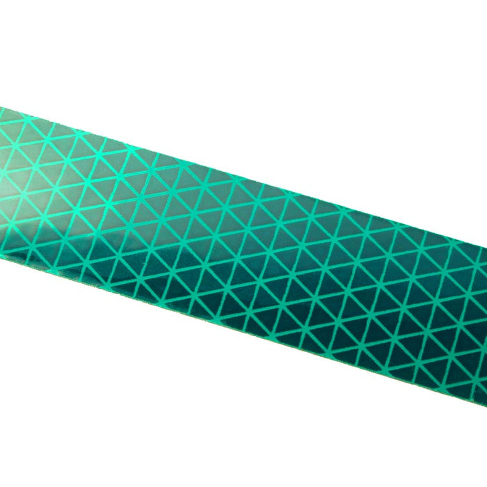 Green Reflexite V92 Daybright Conspicuity Tape 1x12 Strip