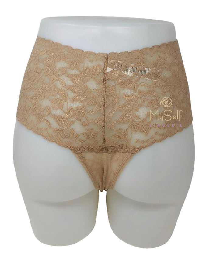Hanky Panky 9K1926 One Size Fits All Lace Retro Thong MYSELFLINGERIE.COM