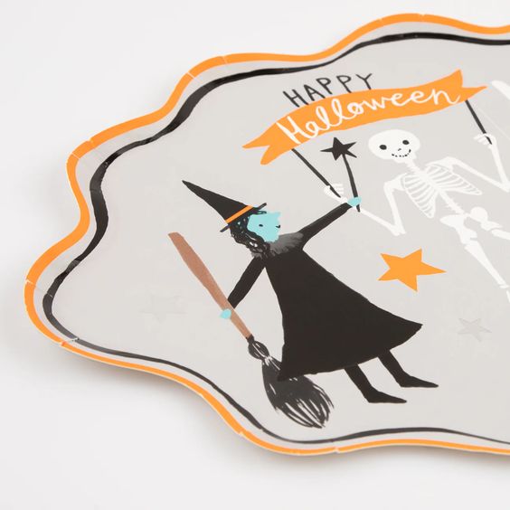 Happy Halloween Plates - Meri Meri