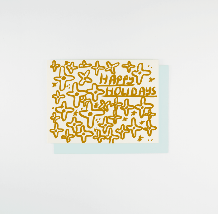 Happy Holiday Stars Card