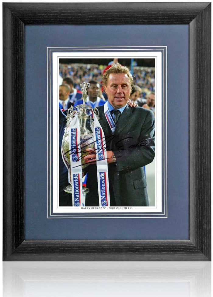 Harry Redknapp Portsmouth Legend Hand Signed Photograph 15x19" Framed