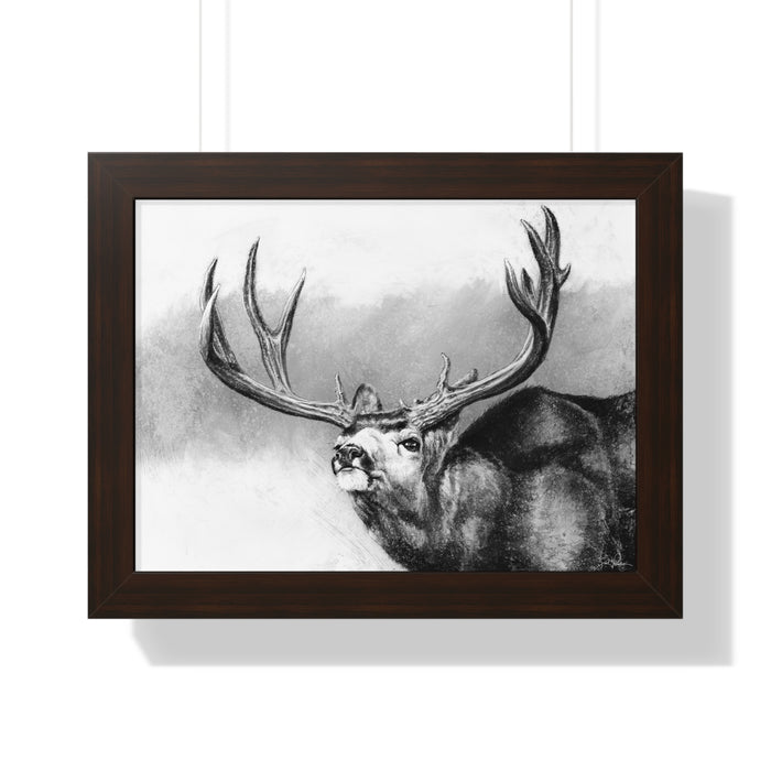 "Heavy & Wide" Framed Paper Print