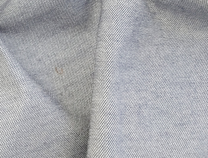 Heavyweight Canvas Chambray Linen Stretch Fabric 3252 - The Linen Lab - Grey