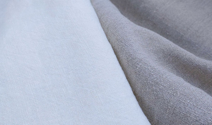 High Twisted 100% Linen Fabric Medium-Heavy Weight 9S 6378 6341 - The Linen Lab - Ivory 6378