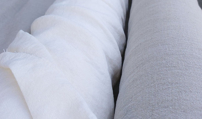 High Twisted 100% Linen Fabric Medium-Heavy Weight 9S 6378 6341 - The Linen Lab - Ivory 6378