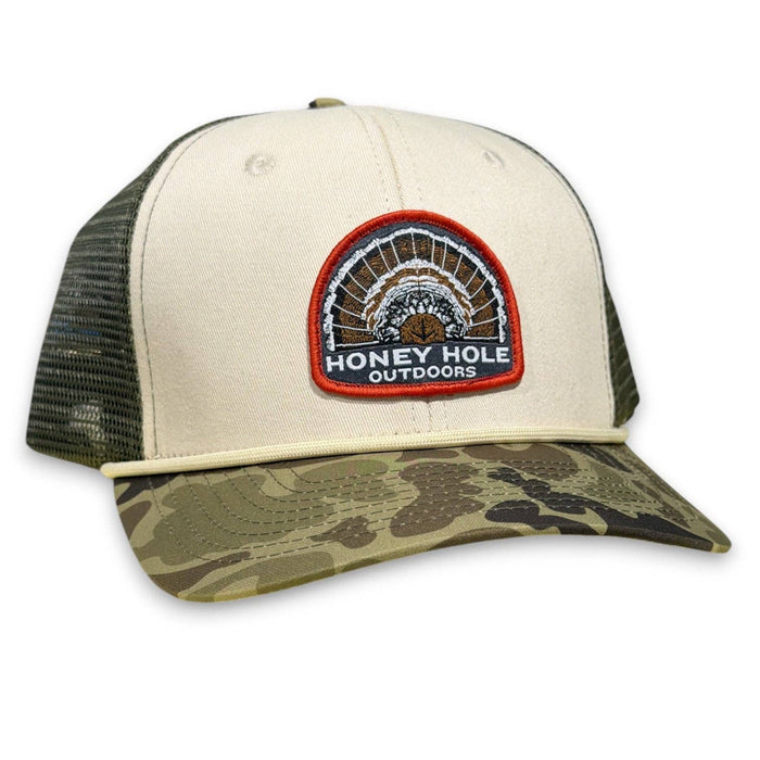 Honey Hole Rope Trucker Snapback - Turkey Fan