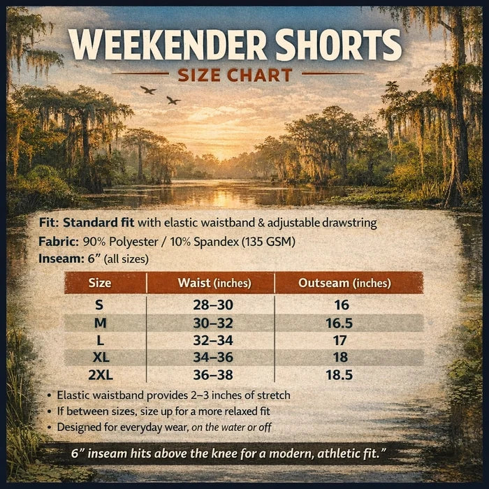 Honey Hole Weekender Shorts - Khaki