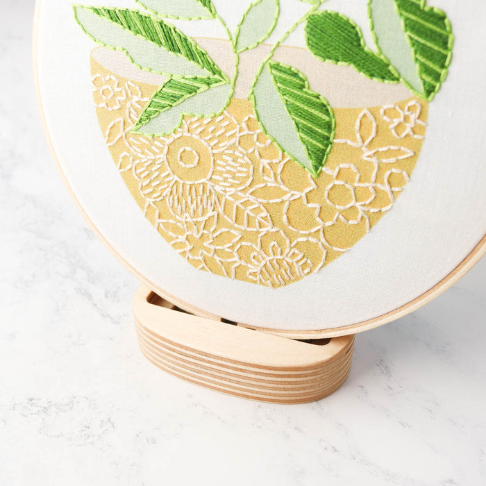 Hoop Prop Embroidery Hoop Stand-Stitched Modern